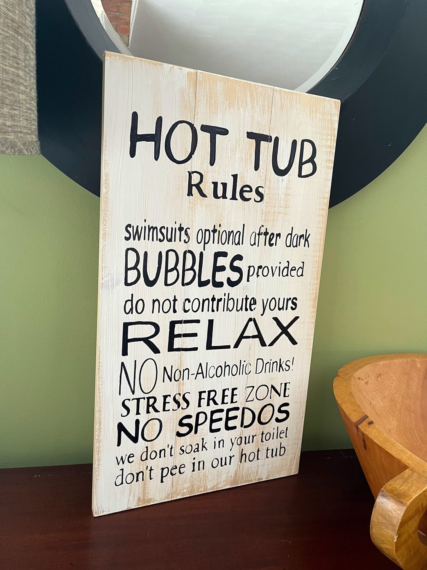 Hot Tub Rules